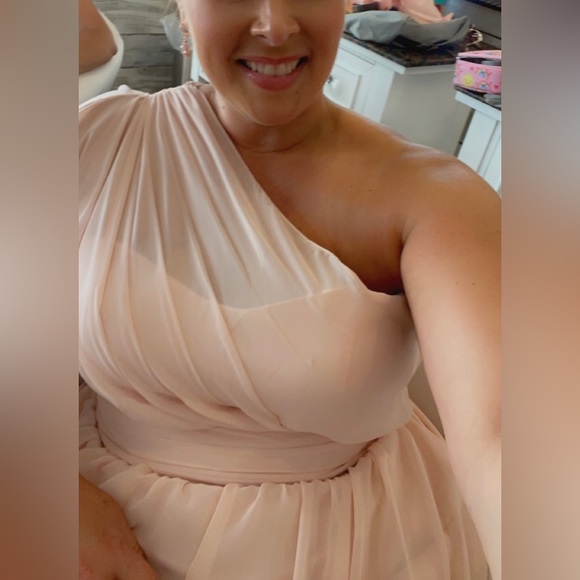 Mori Lee 2155 One-Shoulder Bridesmaid Dress - Picture 8 of 12